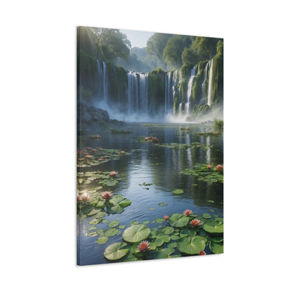 Majestic Waterfalls Art Canvas Ed. 7