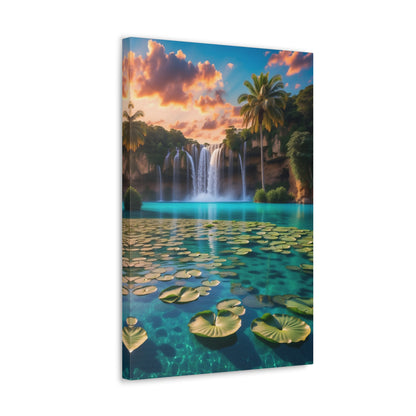 Majestic Waterfalls Art Canvas Ed. 40