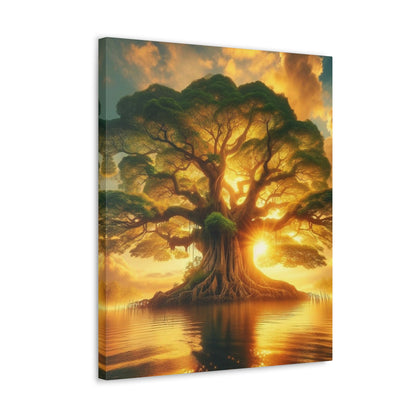 Trees of Light Art Canvas Ed. 4