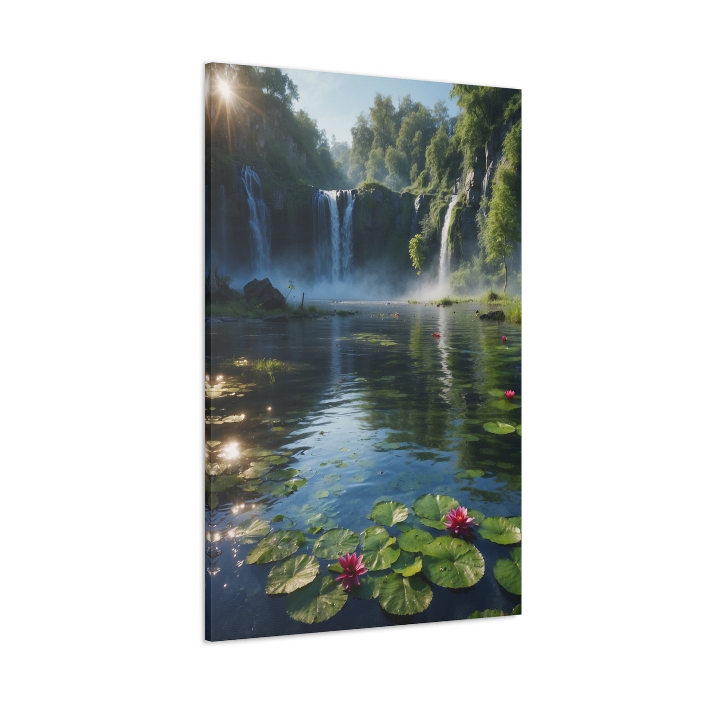 Majestic Waterfalls Art Canvas Ed. 6