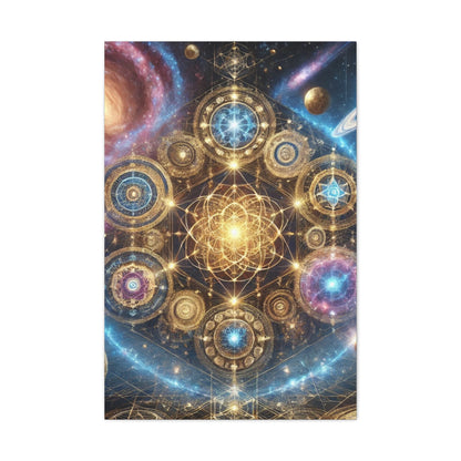 Sacred Geometry Art Canvas Ed. 69