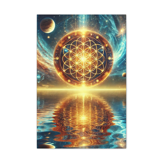 Sacred Geometry Art Canvas Ed. 49