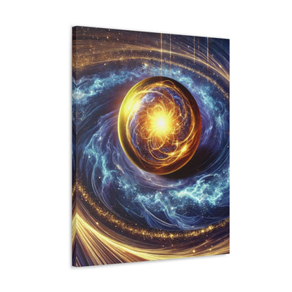 Energetic Orbs Art Canvas Ed. 10