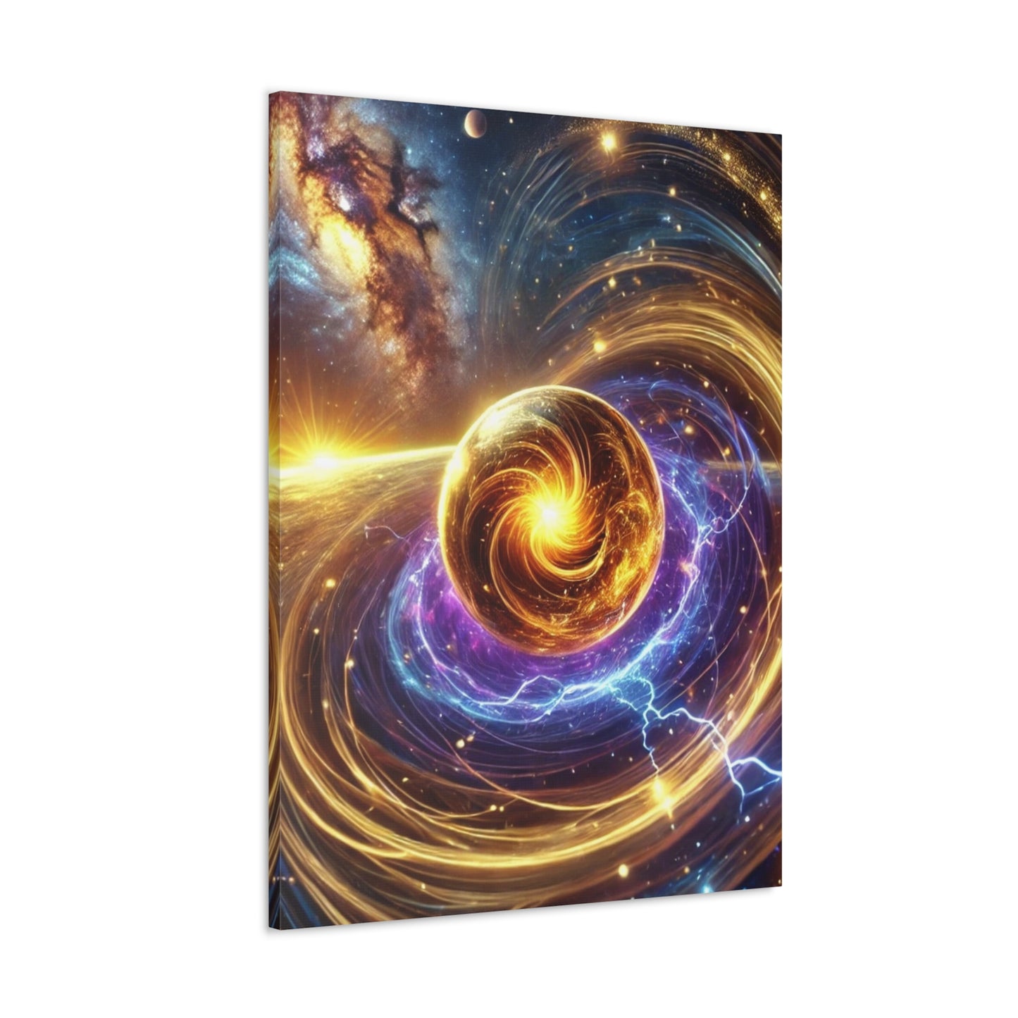 Energetic Orbs Art Canvas Ed. 8