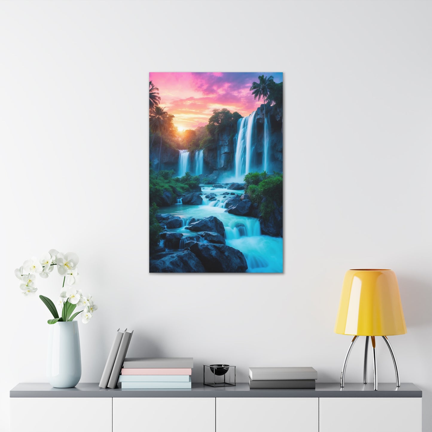 Majestic Waterfalls Art Canvas Ed. 31