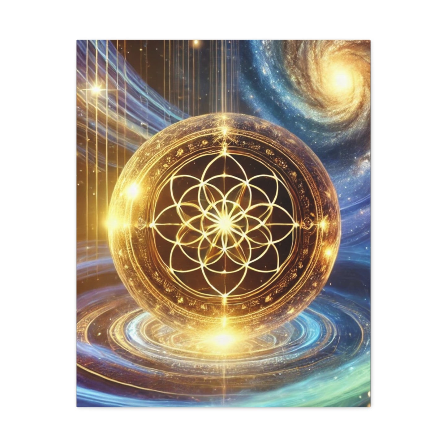 Sacred Geometry Art Canvas Ed. 57