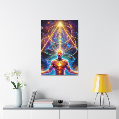 Quantum Entanglement Art Canvas Ed. 9