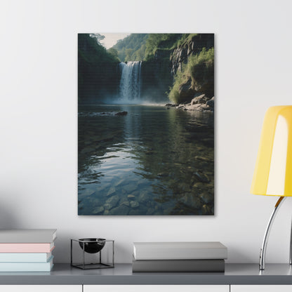 Majestic Waterfalls Art Canvas Ed. 8