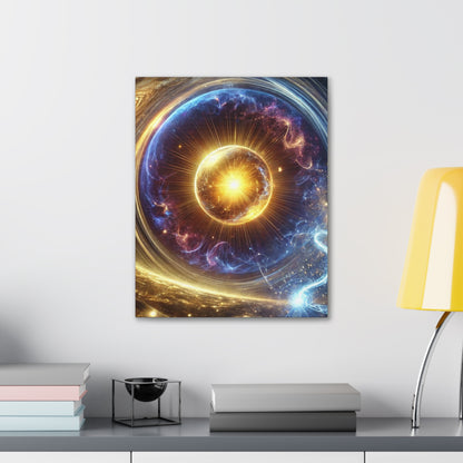 Energetic Orbs Art Canvas Ed. 9