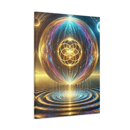 Sacred Geometry Art Canvas Ed. 27