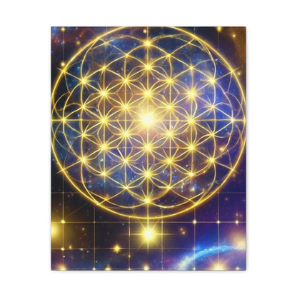 Sacred Geometry Art Canvas Ed. 73