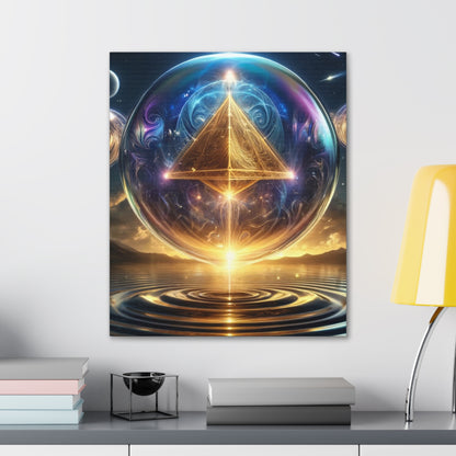 Sacred Geometry Art Canvas Ed. 32