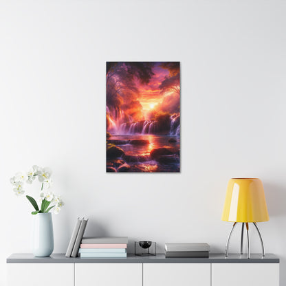 Majestic Waterfalls Art Canvas Ed. 19