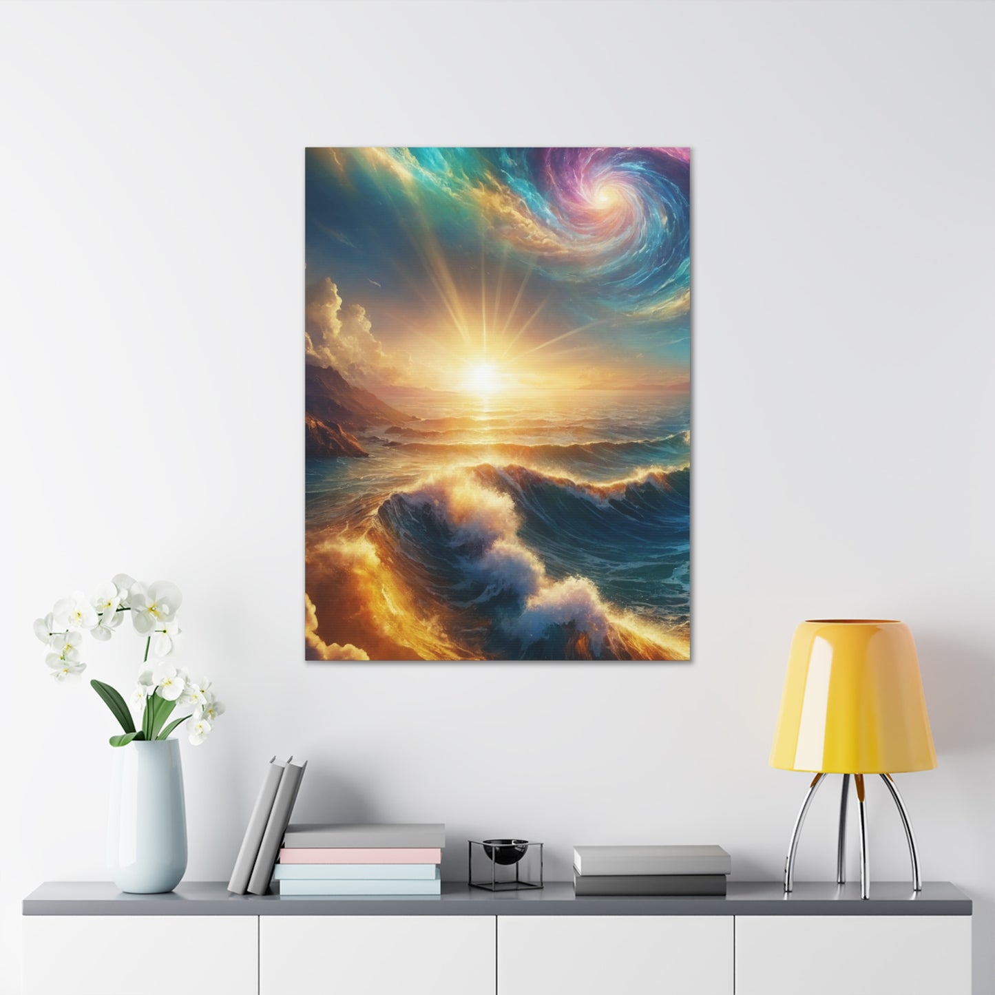 Serene Ocean Art Canvas Ed. 18