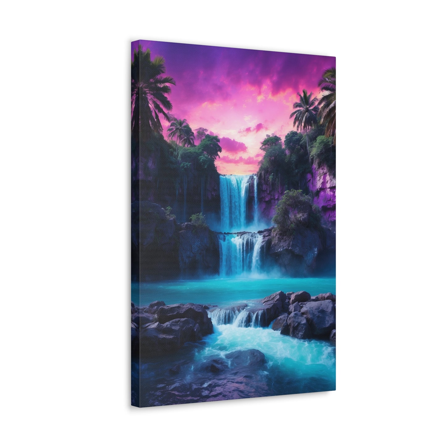 Majestic Waterfalls Art Canvas Ed. 29