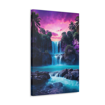 Majestic Waterfalls Art Canvas Ed. 29