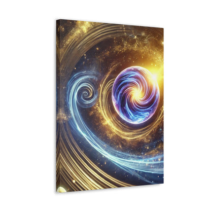 Energetic Orbs Art Canvas Ed. 15