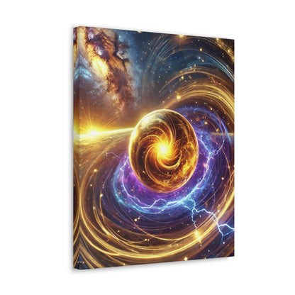 Energetic Orbs Art Canvas Ed. 8