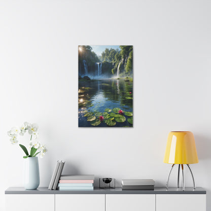 Majestic Waterfalls Art Canvas Ed. 6