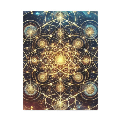 Sacred Geometry Art Canvas Ed. 75