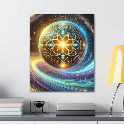 Sacred Geometry Art Canvas Ed. 55