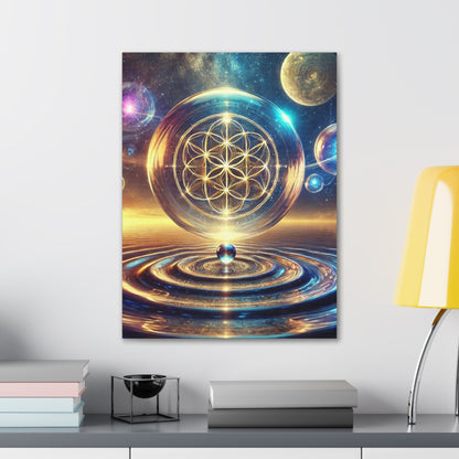 Sacred Geometry Art Canvas Ed. 23