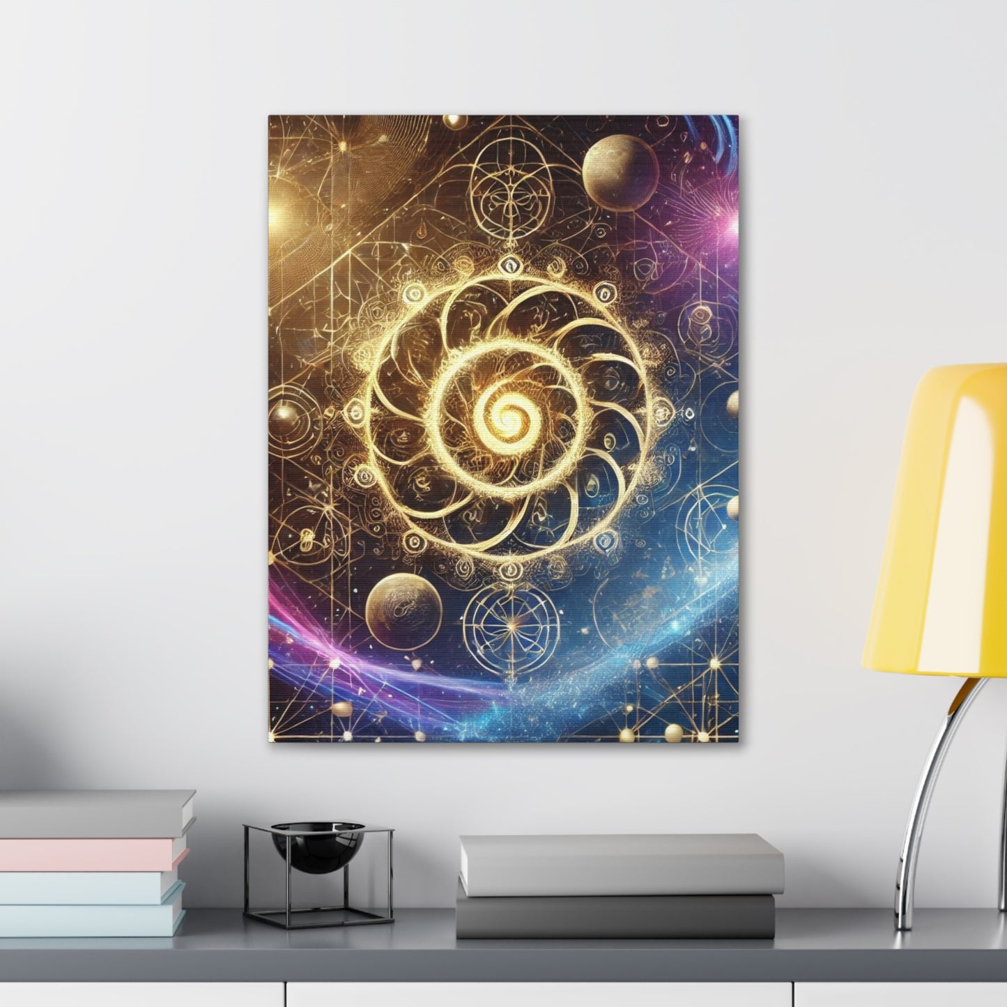 Sacred Geometry Art Canvas Ed. 65