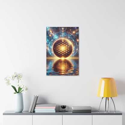 Sacred Geometry Art Canvas Ed. 52