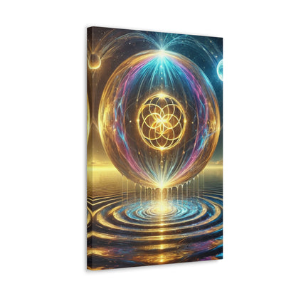 Sacred Geometry Art Canvas Ed. 27