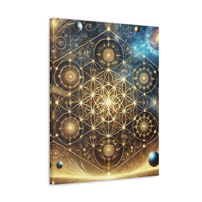 Sacred Geometry Art Canvas Ed. 76