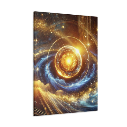 Energetic Orbs Art Canvas Ed. 16