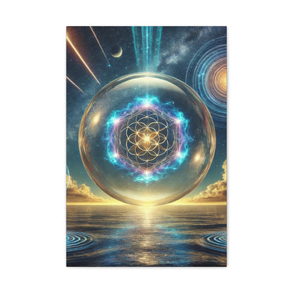 Sacred Geometry Art Canvas Ed. 18