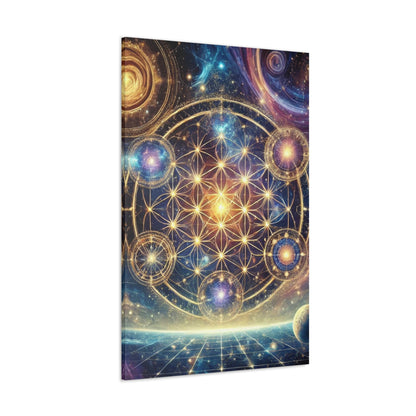 Sacred Geometry Art Canvas Ed. 74