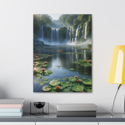 Majestic Waterfalls Art Canvas Ed. 7