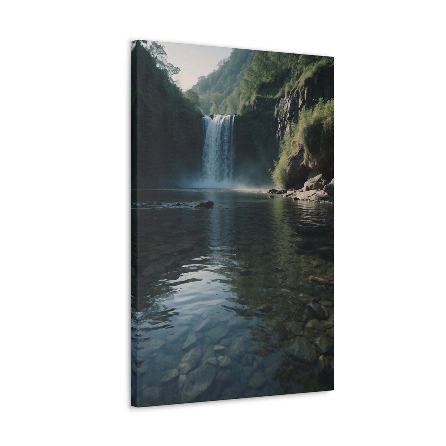 Majestic Waterfalls Art Canvas Ed. 8