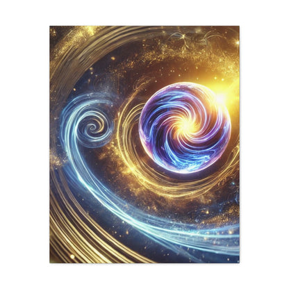 Energetic Orbs Art Canvas Ed. 15