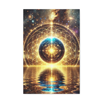 Sacred Geometry Art Canvas Ed. 51