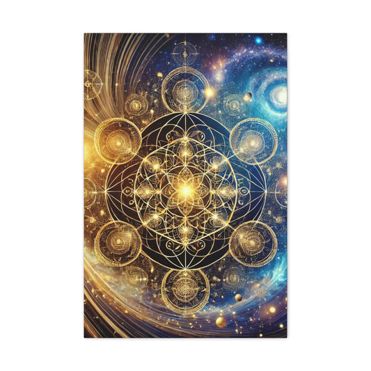 Sacred Geometry Art Canvas Ed. 67