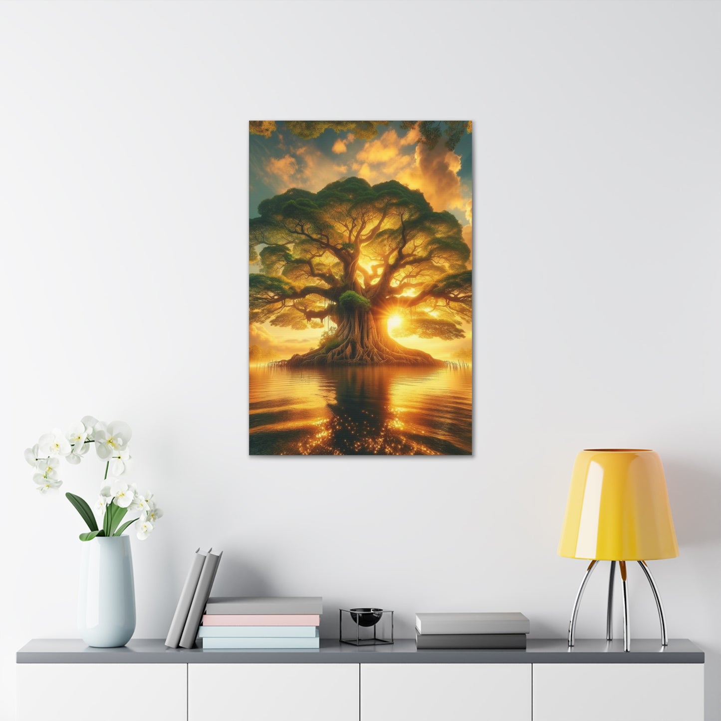 Trees of Light Art Canvas Ed. 4