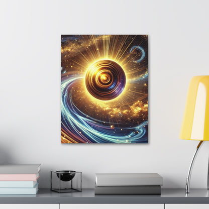 Energetic Orbs Art Canvas Ed. 4