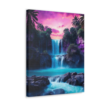 Majestic Waterfalls Art Canvas Ed. 29