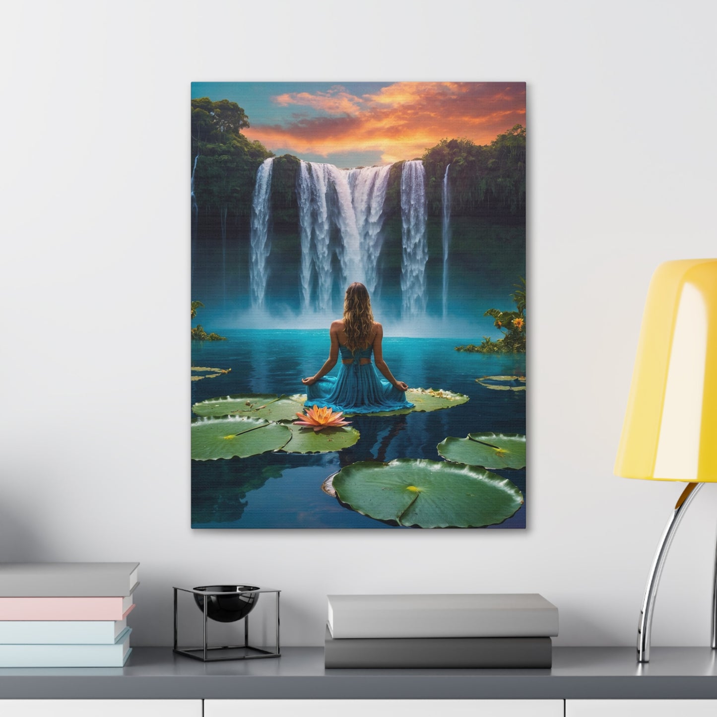 Blissful Lotus Art Canvas Ed. 4