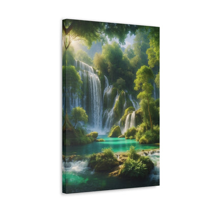 Majestic Waterfalls Art Canvas Ed. 5