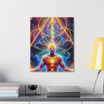 Quantum Entanglement Art Canvas Ed. 9