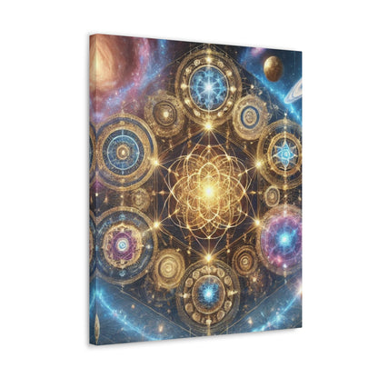 Sacred Geometry Art Canvas Ed. 69