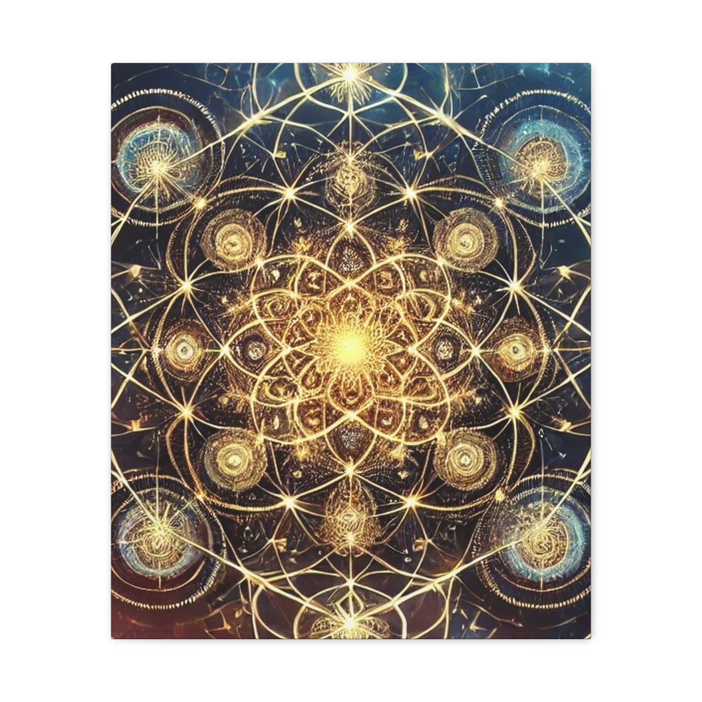 Sacred Geometry Art Canvas Ed. 75