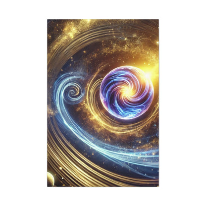 Energetic Orbs Art Canvas Ed. 15