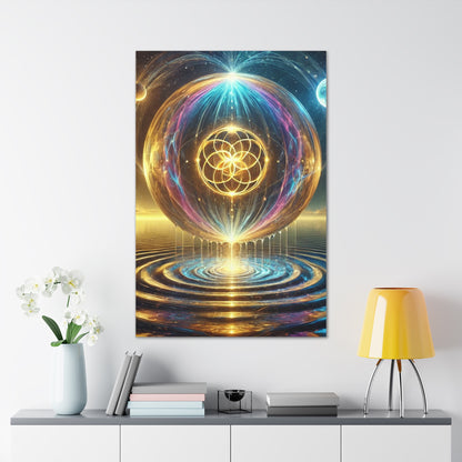 Sacred Geometry Art Canvas Ed. 27