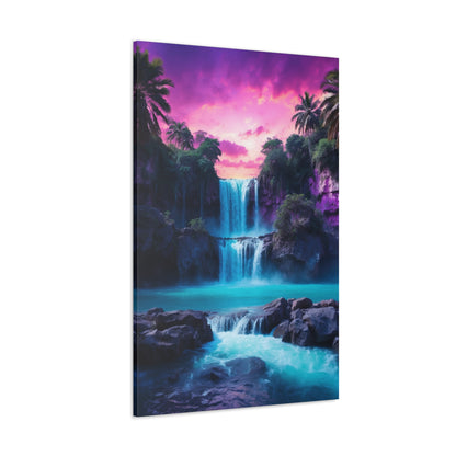 Majestic Waterfalls Art Canvas Ed. 29