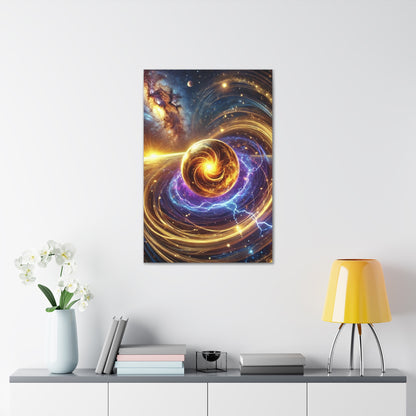 Energetic Orbs Art Canvas Ed. 8